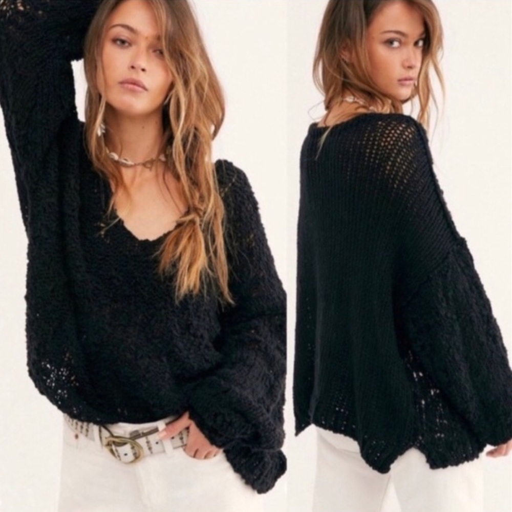 Free People Sunday Shore Pullover Sweater